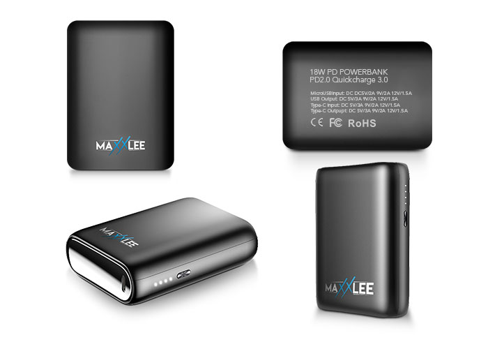 Mini Portable Phone Battery Charger Dimensions