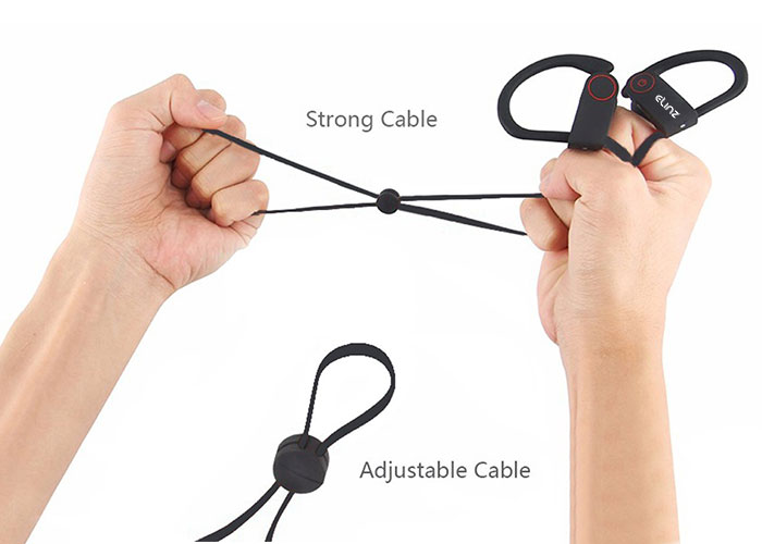 adjustable cable for bluetooth earphones