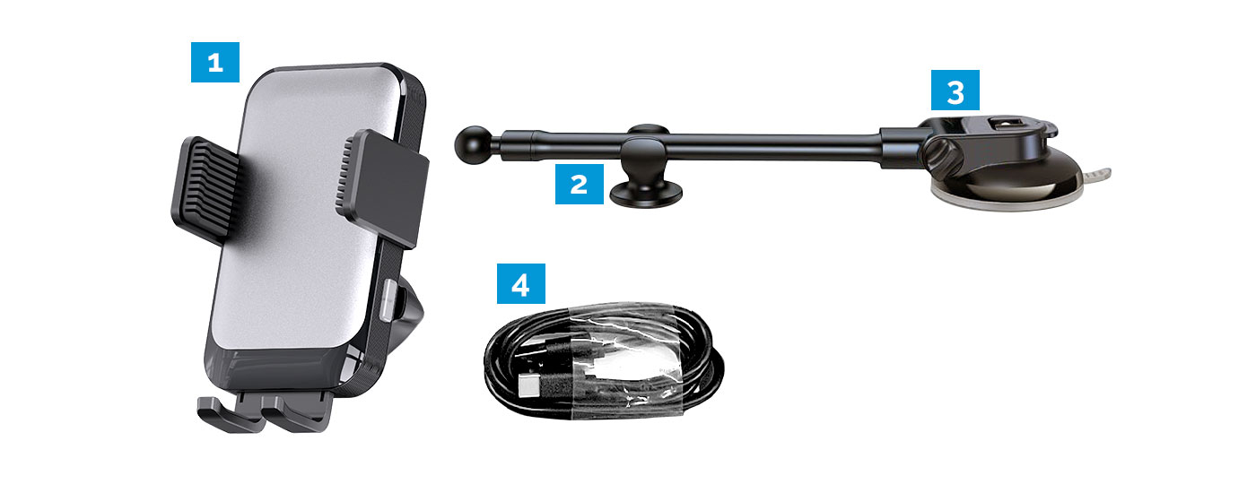 Black Solar CCTV Camera, Accessories