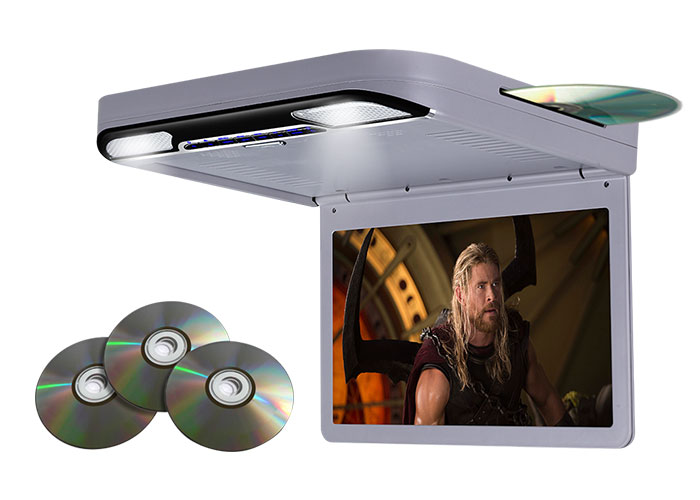 roof mount flip down car dvd player with caption: region free dvd player