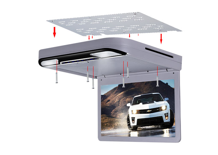 installation guide for roof mount flip down car dvd player