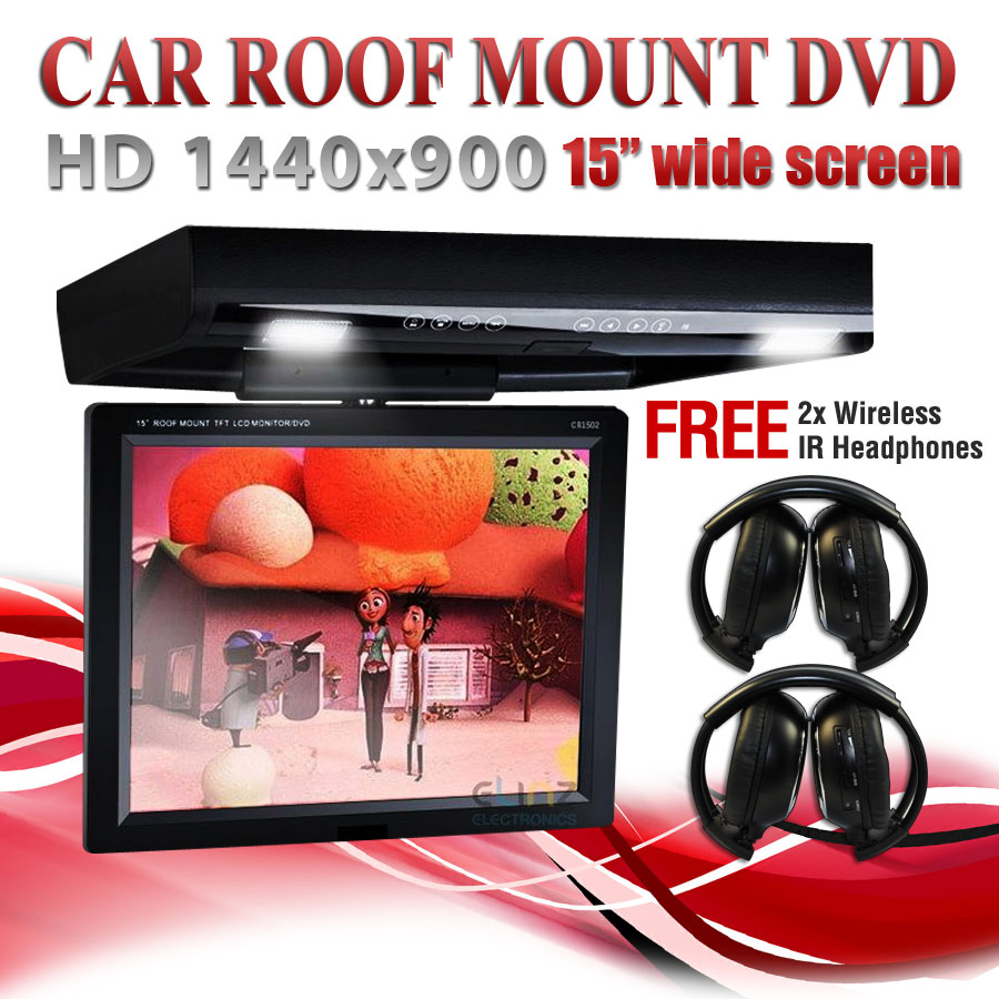 roof mount dvd player