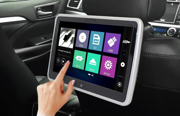 Full HD 1080P Active Headrest DVD Player