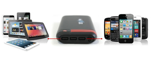 Charged with a Portable Power Bank
