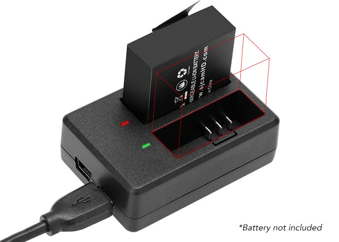 Dual-Slot Battery Charger Simultaneous Charging