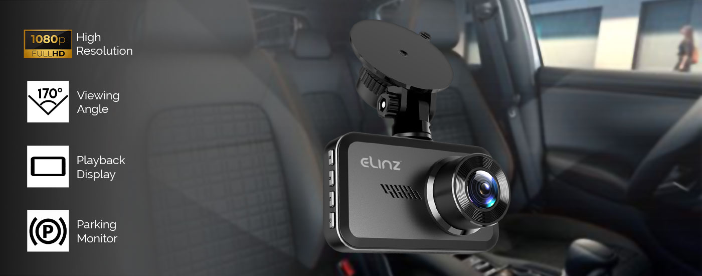 3 inches HD 1080P FHD Dash Camera