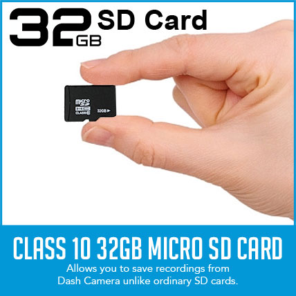 Dash Cam SD Card Class 10 32GB
