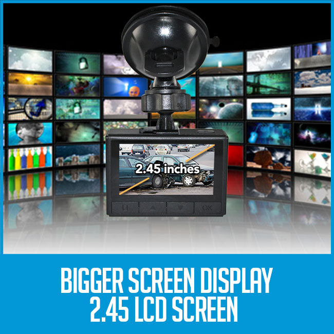 2.45 inch LCD Screen Dash Camera
