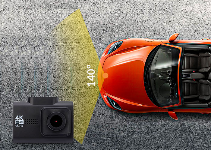 Dash Cam 140° Wide Viewing Angle