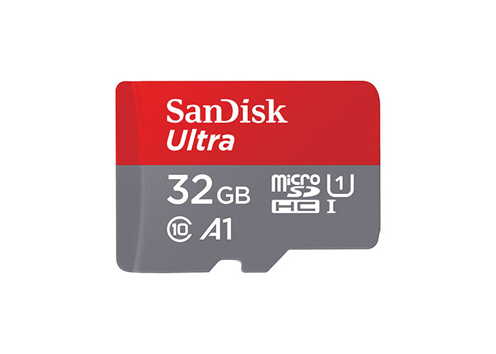 Sandisk MicroSD card Included