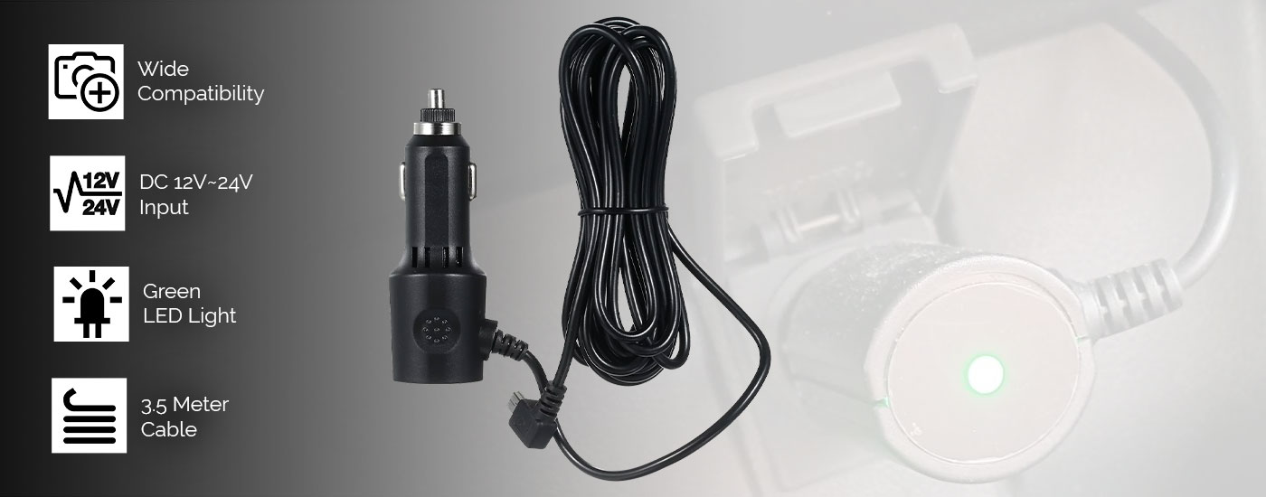 Car Charger for Dash Camera