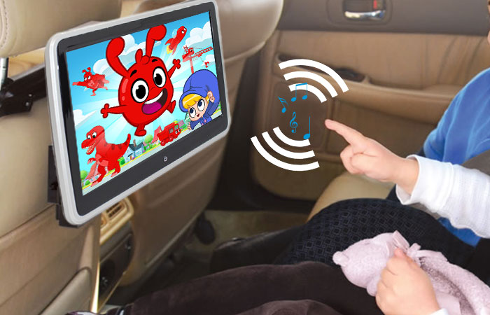 Multiple Audio Headrest DVD Player