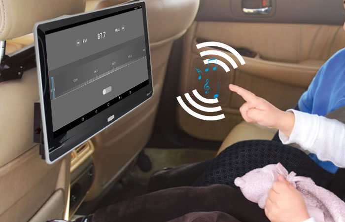 2 way power Active Headrest DVD Player 11.6"
