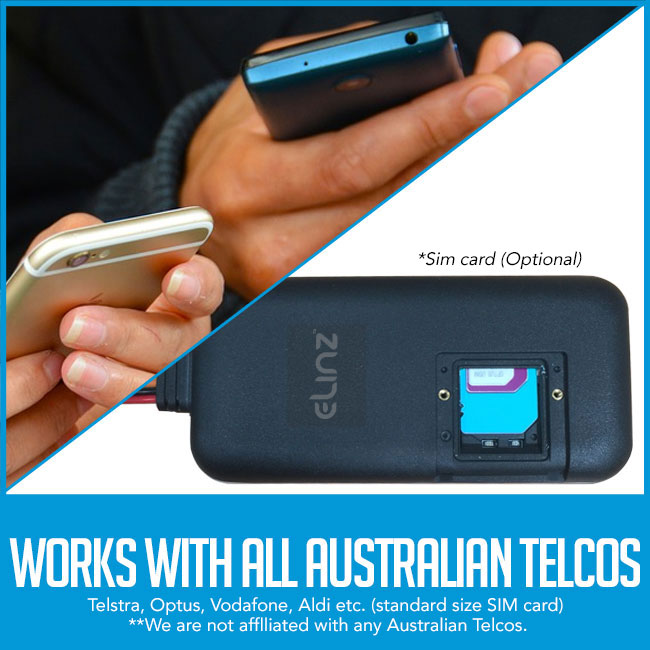 3G GPS tracking device working with major australian telcos