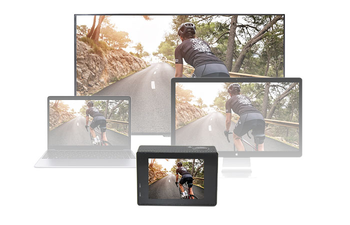 HDMI Output display videos on larger screen