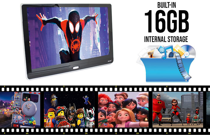 2 way power Active Headrest DVD Player 11.6"