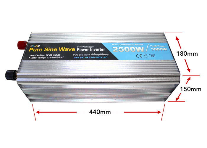1000W Pure Sine Wave Inverter Dimensions