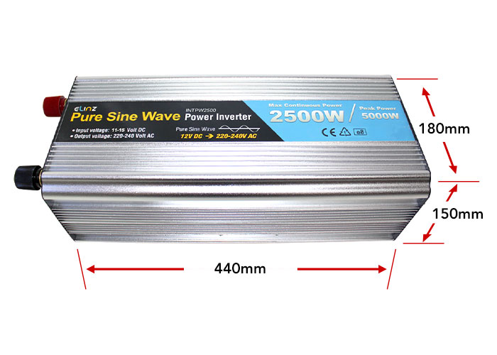 1000W Pure Sine Wave Inverter Dimensions