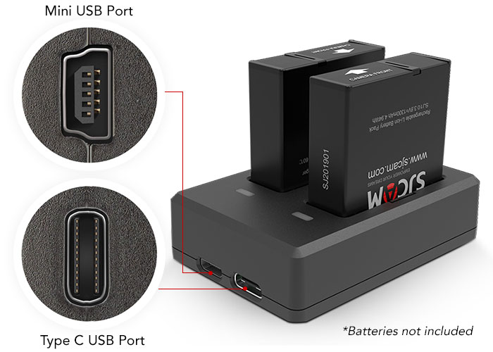 Input power can be from Micro USB or Type-C USB