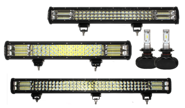 LED Light Bars Bundled with H7 Headlight for Maximum Benefits 