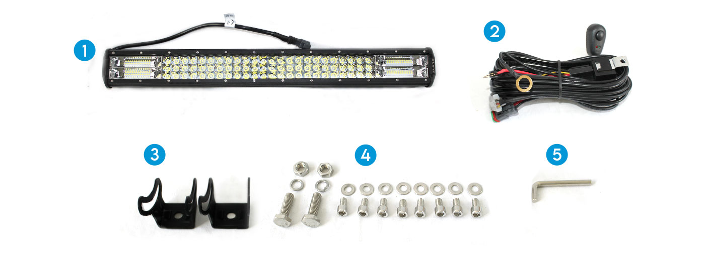 26” LED Light Bar and accessories