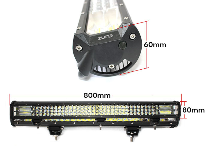 LED Light Bar Dimensions