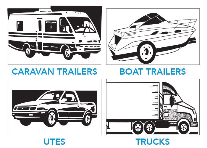 van and sedan in picture with caption compatible with 12V DC