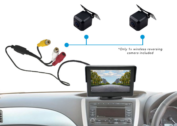 roof mount flip down car dvd player with caption "stylish and modern design