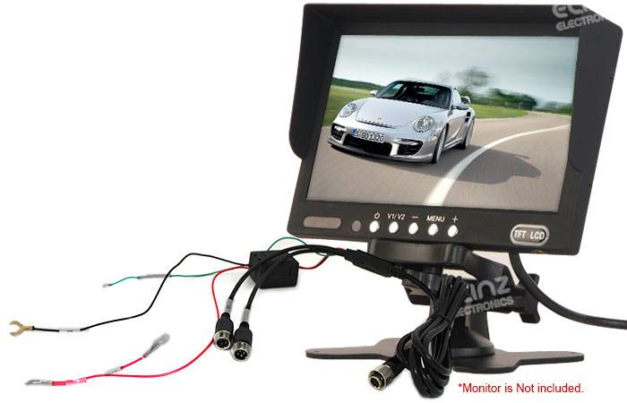 M7S reverse camera monitor power cord