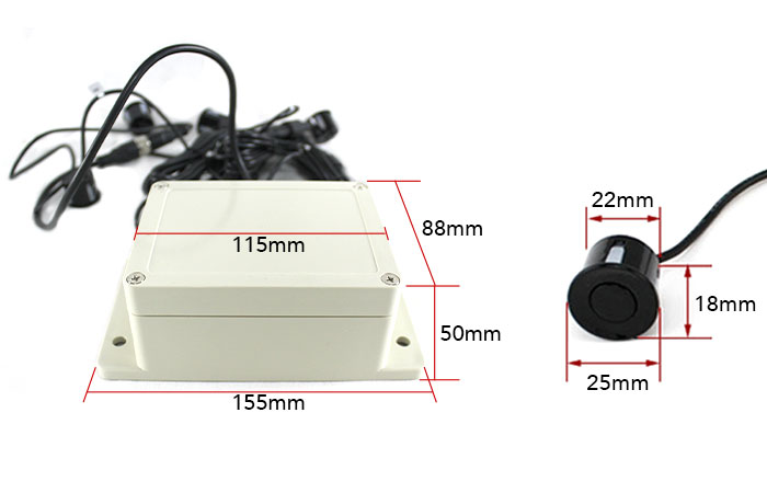 4 Ultrasonic Sensor Dimensions