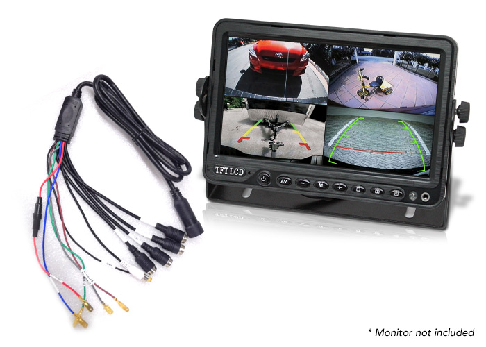 reverse camera monitor power cord