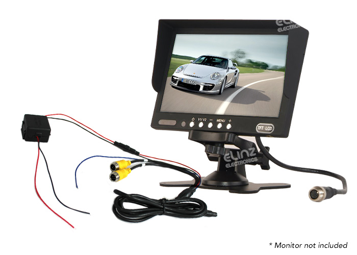 reverse camera monitor power cord
