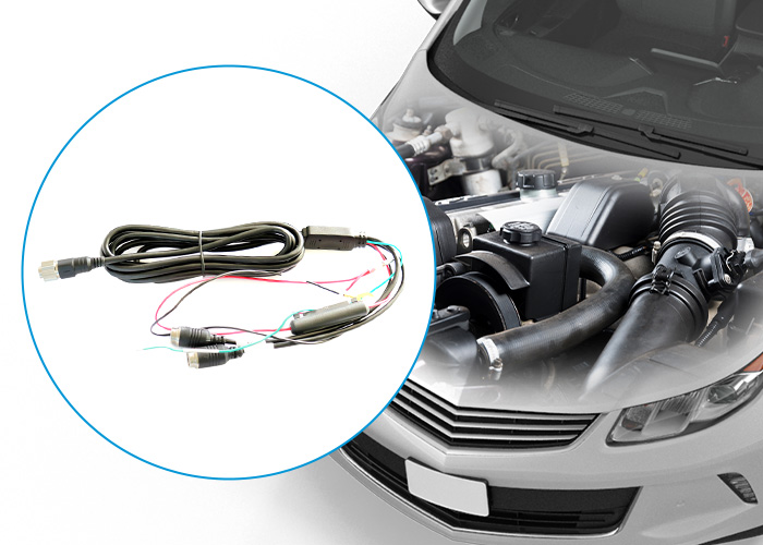 powercord connected to vehicle