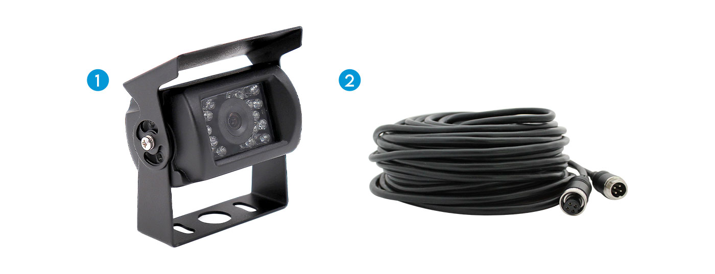 Reversing Camera with MIC,  4PIN Advanced Cable