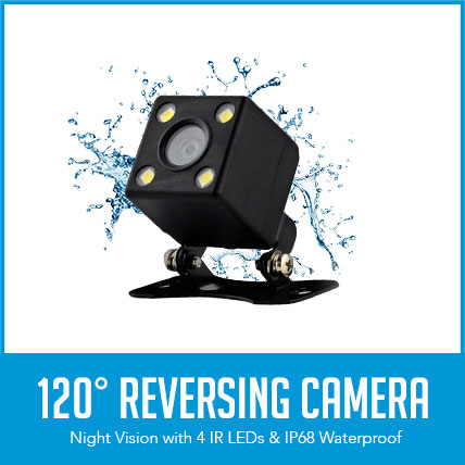 Waterproof 120 Degree Reversing Camera
