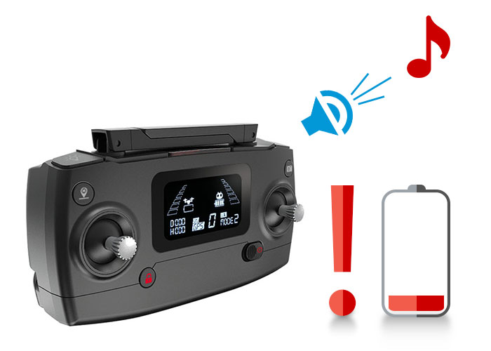 Drone Smart remote control alarm function