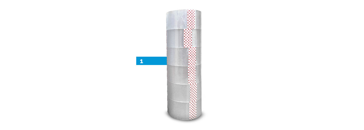 Big Packing Tape 50mm x 50M 50µ Micron 6 Rolls