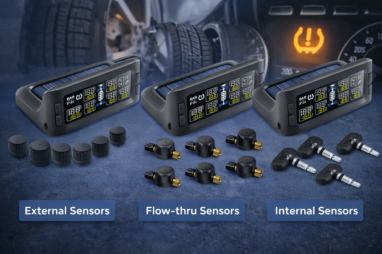 TPMS tyre pressure monitoring systems