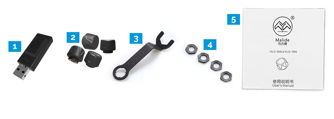 Tyre Pressure Monitoring System, Sensors and Accessories