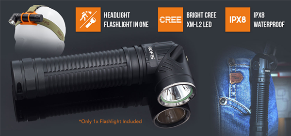 The 2-in-1 LED Flashlight