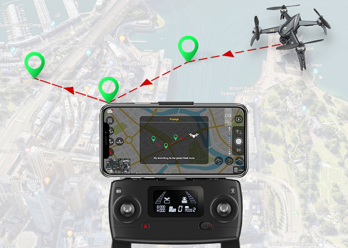 Waypoint Flight Mode Drone