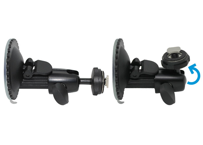 Adjustable Angle Suction Mount