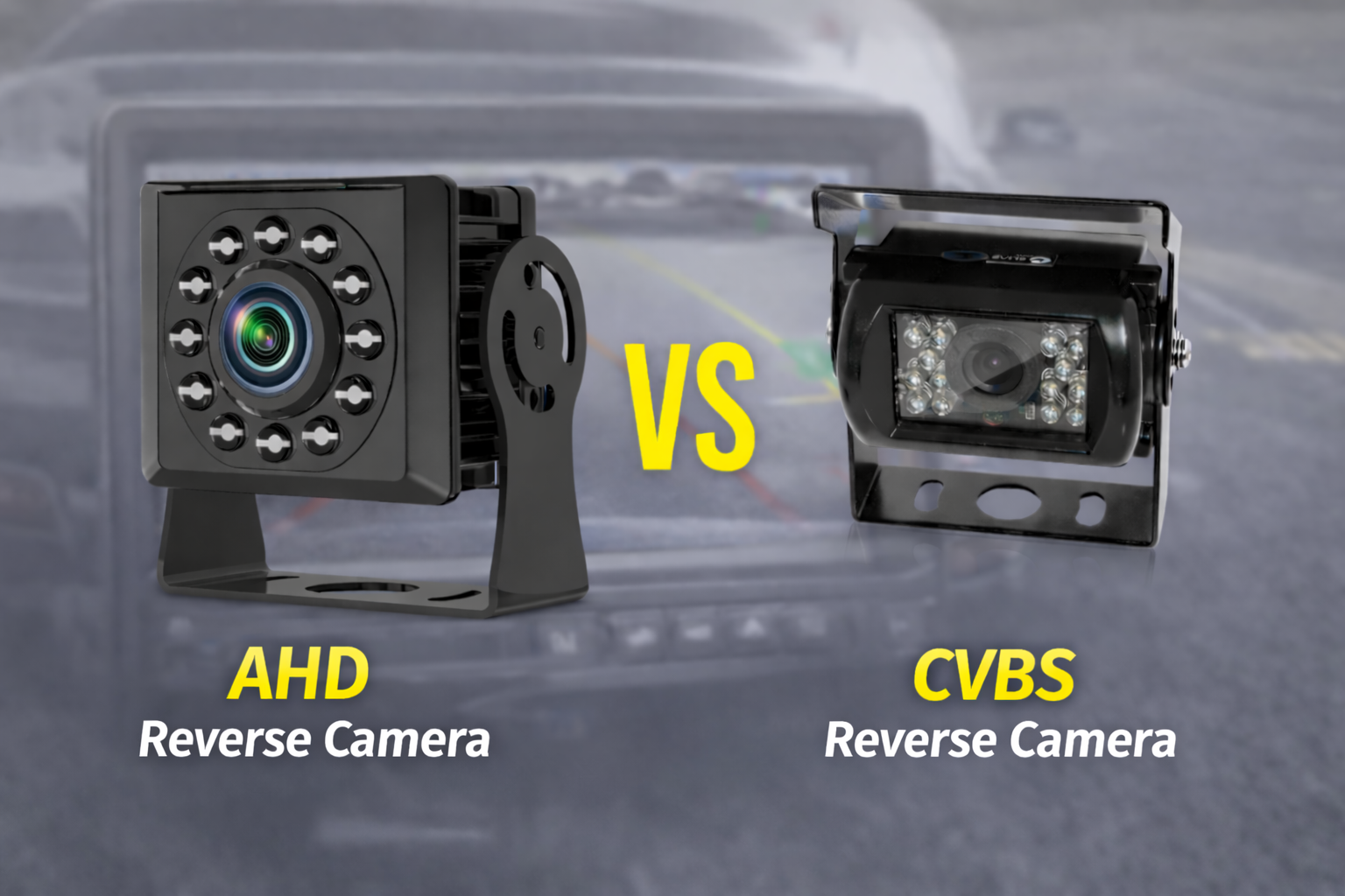 ahd reverse camera vs standard analog camera