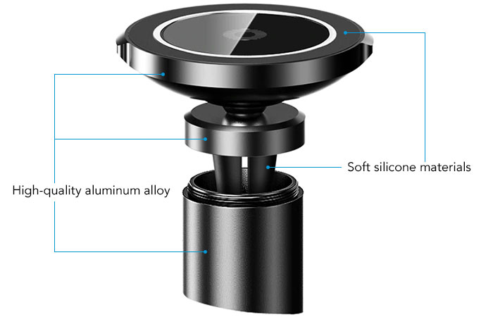 Aluminum Alloy Silicone Body Phone Stand