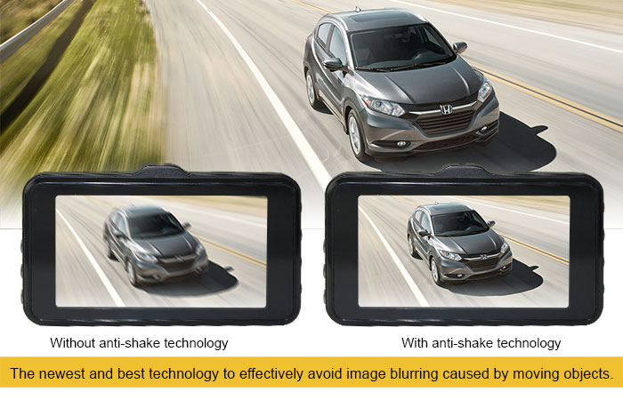 Anti-shake technology Dash Camera