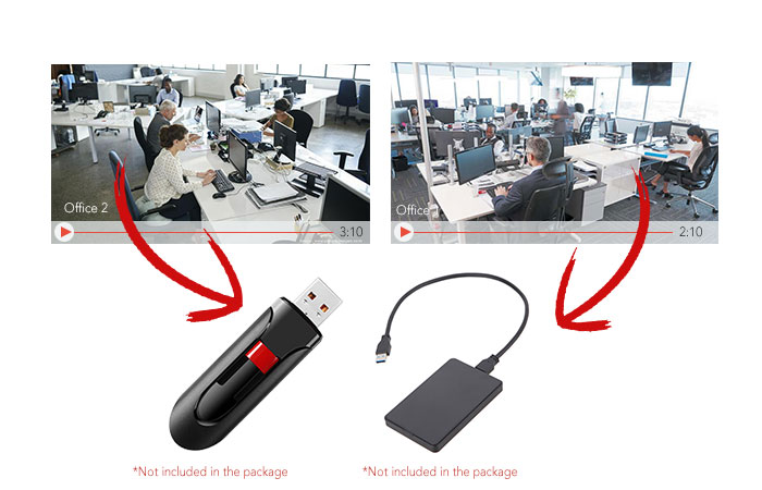 Built-in USB Port
