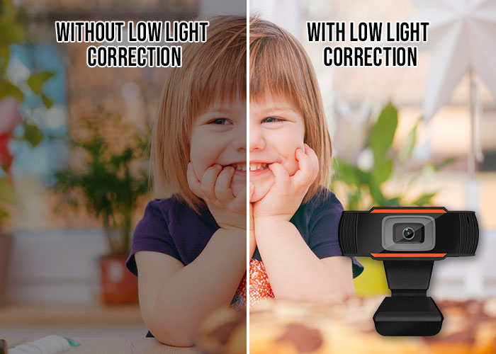 Webcam Automatic Low Light Correction