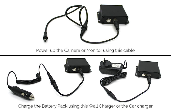 Battery Pack for Wireless Backup Camera Systems