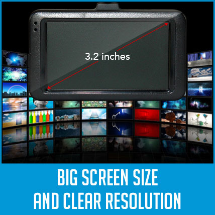 3.2 Inch Screen Car Camera