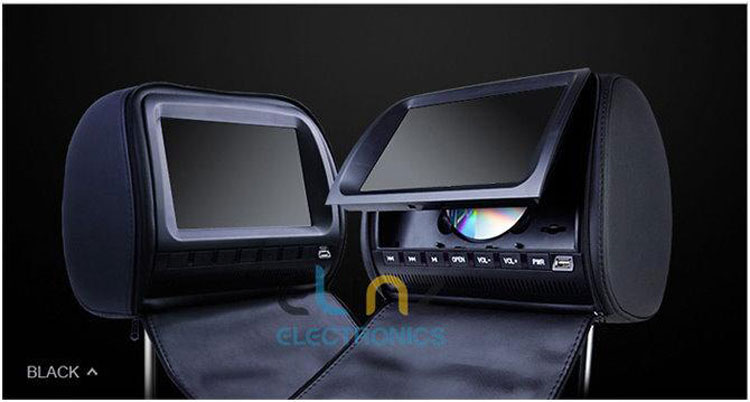 color car headrest dvd